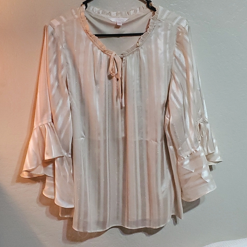 SOLD Lauren Conrad Cream Dress shirt